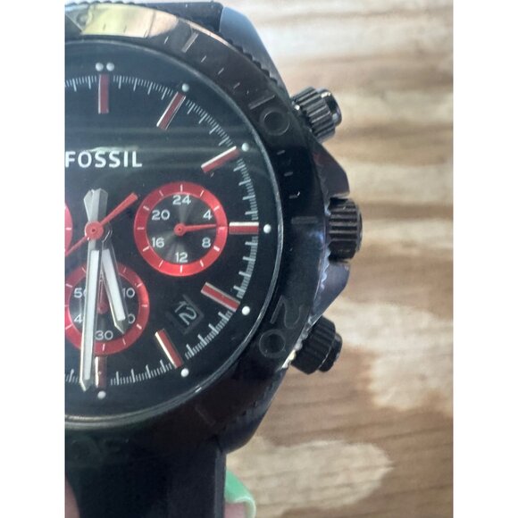 Fossil Mens Retro Traveler CH 2874 Chronograph Black Dial Men's Watch - Picture 4 of 6